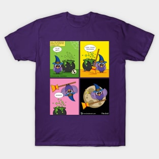 The Apprentice Wizard - Cleaning Comic T-Shirt